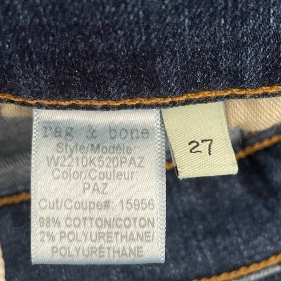 RAG & BONE Stevie Tie Capri Skinny Jean in Paz size 27 - Picture 6 of 13
